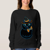 Halloween Kat sweatshirt  (Voorkant)