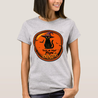 Halloween kat t-shirt