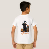 Halloween Kat T-shirt (Achterkant volledig)