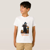 Halloween Kat T-shirt (Voorkant volledig)