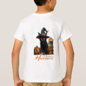 Halloween Kat T-shirt (Achterkant)