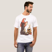 Halloween kat t-shirt (Voorkant volledig)