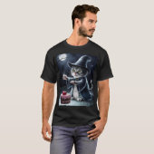 Halloween kat. t-shirt (Voorkant volledig)