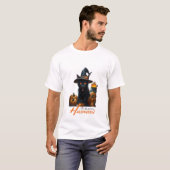 Halloween Kat T-shirt (Voorkant volledig)