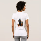 Halloween Kat T-shirt (Achterkant volledig)