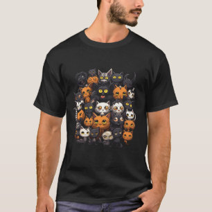 halloween kat t-shirt