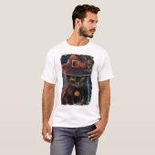 Halloween Kat T-shirt (Voorkant volledig)