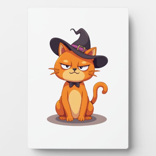Halloween Kat T-Shirt Kitten Jack O Lantern Kat Fotoplaat (voorkant)