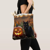 Halloween. Kat Tote Bag (Dichtbij)