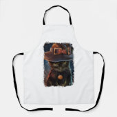 Halloween Kat Tshirt Schort (Voorkant)