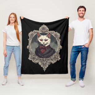 Halloween Kat, Vampier Kat Fleece Deken