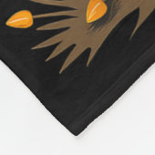 Halloween Kat Vrouwen Grappige Herfst Pompoen Katt Fleece Deken (Hoek)