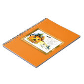 Halloween Kat Zit In Jack O Lantern Notitieboek (Linkerzijde)