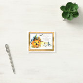 Halloween Kat Zit In Jack O Lantern Post-it® Notes (Kantoor)