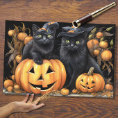 Halloween Katten 2 Decoupage Papier