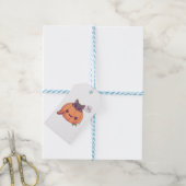 Halloween katten cadeaulabel (Met Touw)