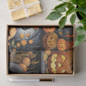 Halloween Katten Collage 1 Decoupage Papier (Geschenk)
