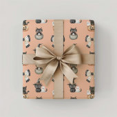 Halloween katten en geesten cadeaupapier