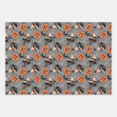  Halloween katten en pompoenen Inpakpapier Vel (Voorkant)
