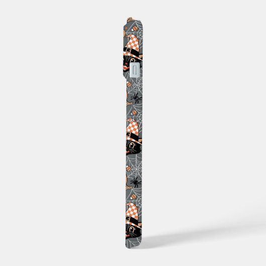  Halloween katten en pompoenen iPhone 15 Case (Linkerkant)