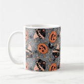  Halloween katten en pompoenen Koffiemok (Links)