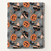  Halloween katten en pompoenen Notitieboek (Achterkant)