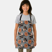  Halloween katten en pompoenen Schort (Insitu)