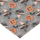  Halloween katten en pompoenen Tafelkleed (Gekanteld)