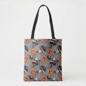  Halloween katten en pompoenen Tote Bag (Voorkant)