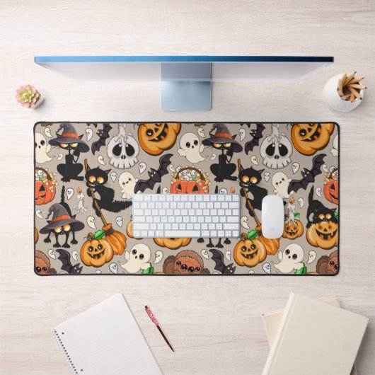 Halloween Katten Grappige Feest Bureaumat (Kantoor 1)