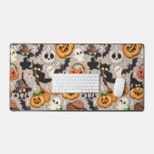 Halloween Katten Grappige Feest Bureaumat (Keyboard & Muis)
