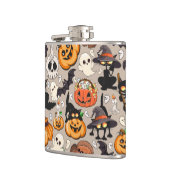 Halloween Katten Grappige Feest Heupfles (Links)