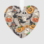 Halloween Katten Grappige Feest Ornament (voorkant)