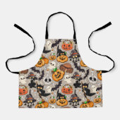 Halloween Katten Grappige Feest Schort (Voorkant)