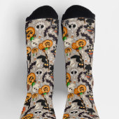 Halloween Katten Grappige Feest Sokken (Top)