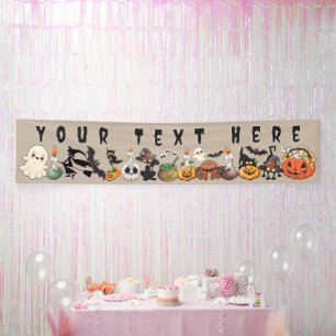 Halloween Katten Grappige Feest Spandoek
