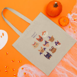 Halloween katten in kostuums tote bag