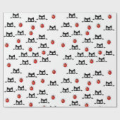 Halloween katten Inpakpapier (Vlak)