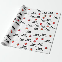 Halloween katten Inpakpapier