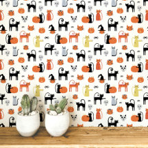 Halloween Katten Patroon
