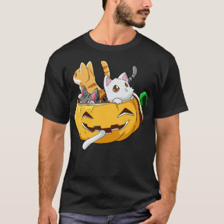 Halloween Katten Pompoen 2 T-shirt