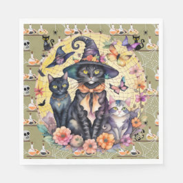 Halloween Katten Servet