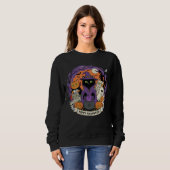 Halloween katten sweatshirt voor kattenliefhebbers (Voorkant volledig)