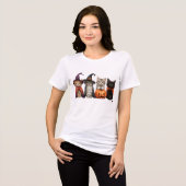 Halloween Katten T-Shirt (Voorkant volledig)