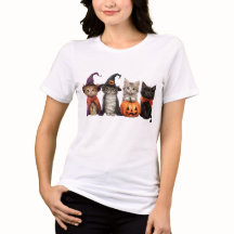 Halloween Katten T-Shirt
