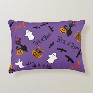 Halloween katten, vleermuizen en geesten accent kussen