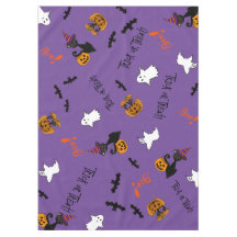 Halloween Katten, Vleermuizen en Geesten Katoenen
