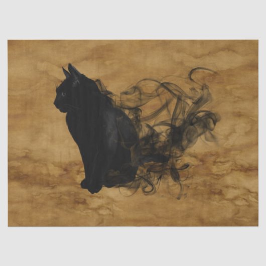 halloween kattenpapier tissuepapier (Voorkant)