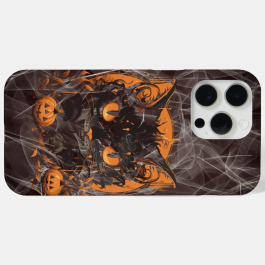 Halloween kattenpompoenen Case-Mate iPhone case (Achterkant (horizontaal))