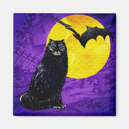 Halloween Katze Magneet